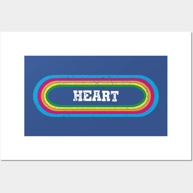 rainbow heart band Wall Art by pesidsg